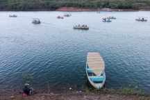 Boating in Tapola Lake and Venna Lake