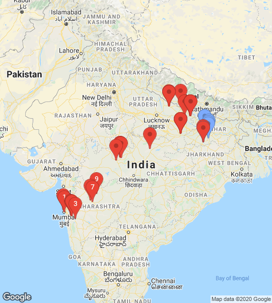 Road trip map