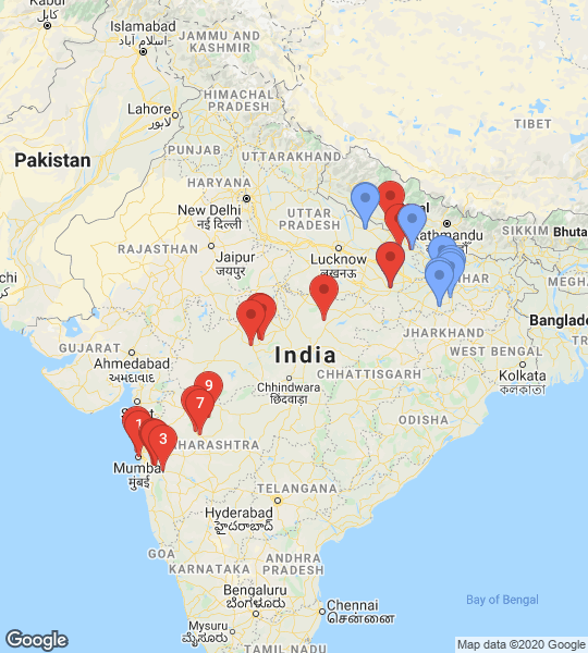 Road trip map