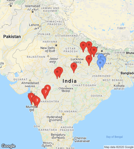 Road trip map