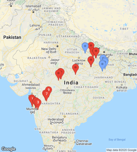 Road trip map