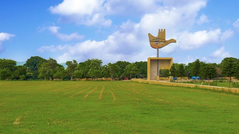 The Rotating Open Hand Monument