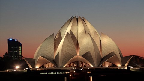 templo bahai lotus