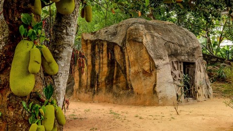 cueva rocosa de vizhinjam