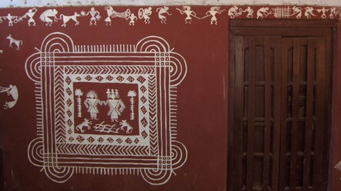 Warli-Gemälde 