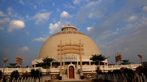 Dhamma Chakra stupa 