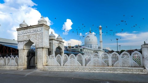 La mosquée d'Hazratbal 